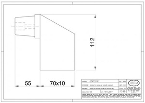 Stoper do lekkich skrzydeł bramowych IBFM, typ 471GSP