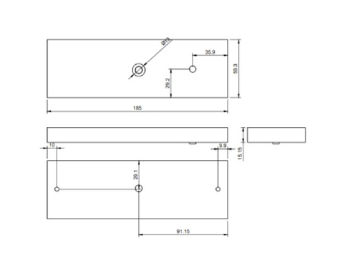 Zwora elektromagnetyczna BIRA Hartte MG500SR, siła trzymania 500 kg