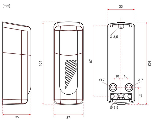 Fotokomórka jednokierunkowa z regulacją kąta SOMMER S13494-00001