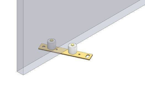 Podwójna nylonowa rolka prowadząca NIKO 38.X66