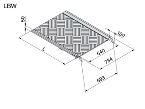 Rampa przeładunkowa do samochodowych wind hydraulicznych ALTEC LBW 2 (083.08.001)