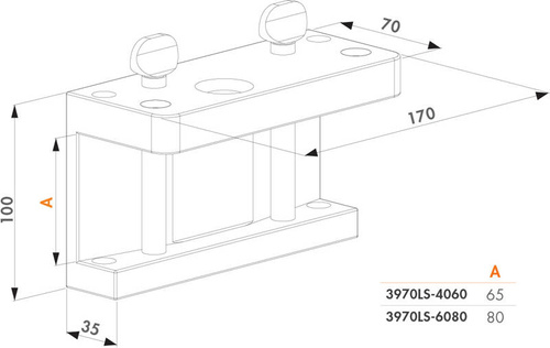 Szablon do wiercenia Locinox 3970LS