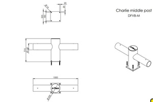 Słupek środkowy d-flexx Charlie