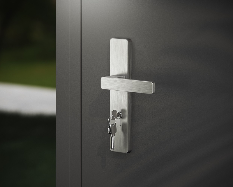 Wymiary i montaż klamki METAL-BUD ATLAS 92 mm
