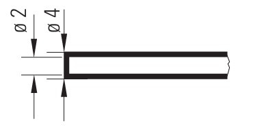 Wąż do pneumatycznej krawędzi bezpieczeństwa BIRCHER 207502, 100 m