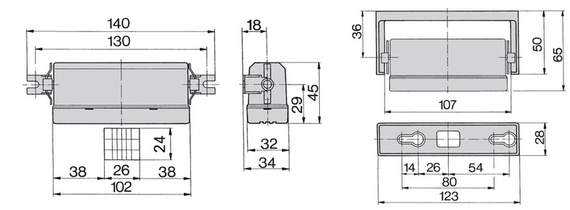 Czujnik ruchu PIR30 – detale montażowe