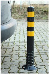 Elastyczny słupek 750 mm, czarny