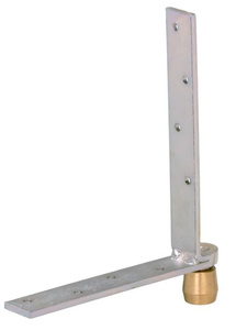 Dolny narożnik do skrzydeł drewnianych NIKO 33.M96, ocynk