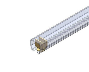 Stoper końcowy szyny NIKO 23.X04, ocynk