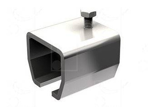 Uchwyt sufitowy do wspawania MANTION 9018XA4, stal kwasoodporna AISI 316