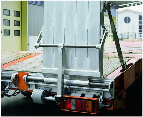 Sprężynowy podnośnik ALTEC FHW dla ramp o szerokości 450 mm, przesuw boczny 920 mm (134.00.901)