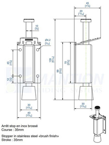 Przytrzymywacz drzwiowy MANTION 1310N