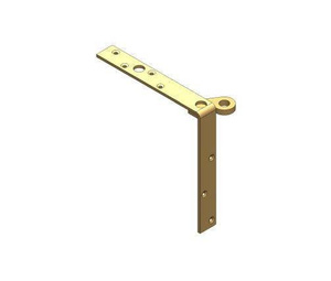 Górny narożnik do skrzydeł drewnianych NIKO 25.F97, ocynk