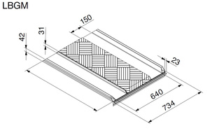 Rampa przeładunkowa do samochodowych wind hydraulicznych ALTEC LBGM 4 (083.09.003)