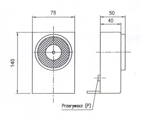 Trzymacz elektromagnetyczny EM-700N podłogowy