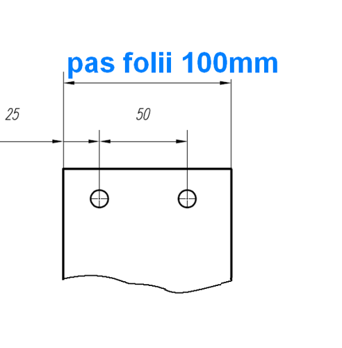 Polipropylenowe zawiesie QuickMount 610 mm do kurtyn paskowych