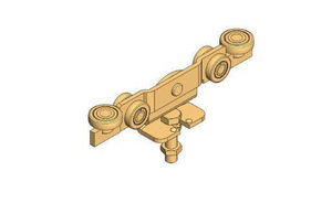 Wózek 6-kołowy NIKO 25.R93, ocynk