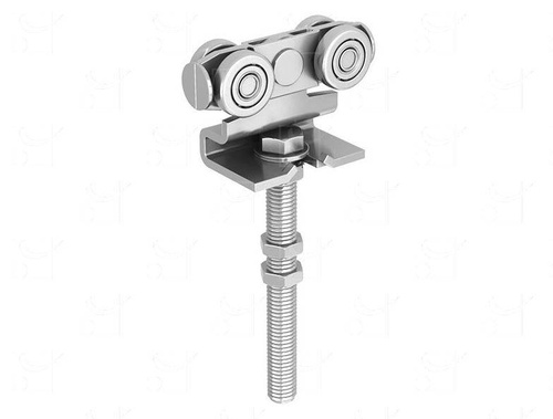 Wózek 4-kołowy  z przedłużonym trzpieniem MANTION 9232L, ocynk