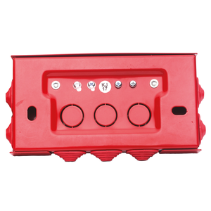 Puszka instalacyjna ppoż. PIP-2AN / PRZELOTOWA / 9x6 mm²