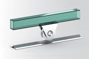 Koło jezdne 1-łożyskowe profil U Ø20 mm z podporą górną