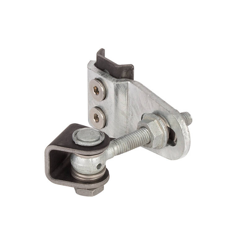 Regulowany w czterech kierunkach zawias 180° Locinox GBMU4D12, M12