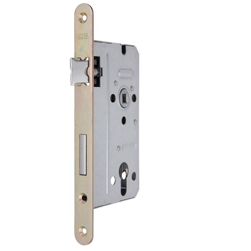 Zamek wpuszczany LOB Z76, żółty ocynk