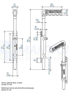 Blokada drzwiowa MANTION 1314E