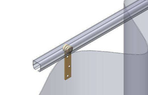 Wózek 2-kołowy NIKO 21.R54, ocynk