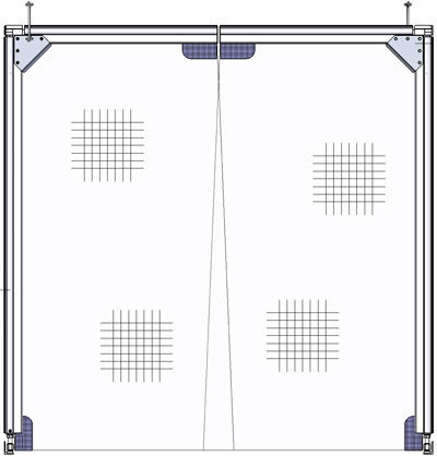 Bramy wahadłowe z folii PCV na wymiar