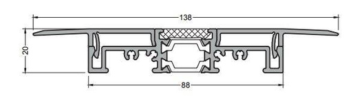 Płaski próg GUTMANN WESER ZERO 88 mm (251119)