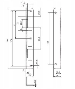 Zaczep kątowy LOB RK91