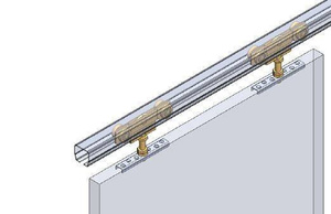 Wózek 4-kołowy NIKO 26.R65, ocynk