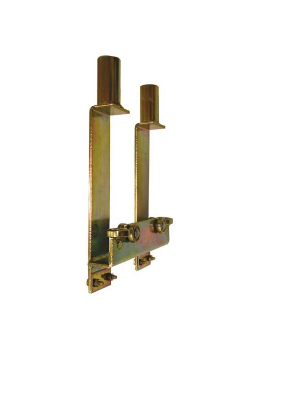 Podwójny wózek do kurtyn samochodowych NIKO 23.X82, ocynk