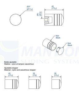 Stoper do okiennic rozwiernych MANTION C0012119N