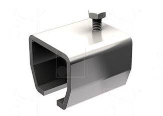 Uchwyt sufitowy do wspawania MANTION 9038XA4, stal kwasoodporna AISI 316