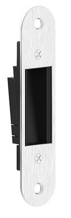 Regulowana blacha zaczepowa do zamków magnetycznych Metal-Bud, wysoka 122 mm