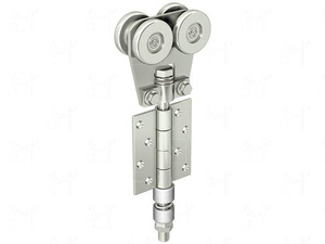 Wózek 4-kołowy z zawiasem MANTION 9362, ocynk