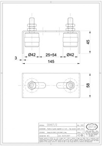 2-rolkowy prowadnik górny IBFM, typ 467/2