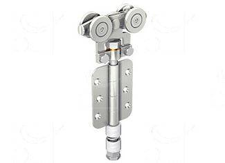 Wózek 4-kołowy z zawiasem MANTION 0382, ocynk