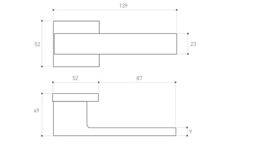 Klamka drzwiowa Metal-Bud TOTAL Q