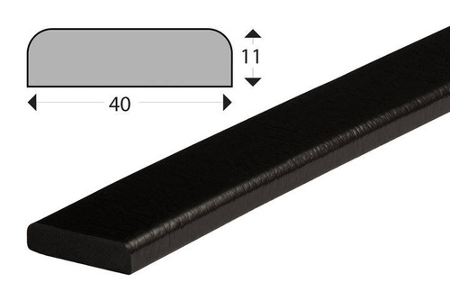Elastyczny profil ostrzegawczo-ochronny wielokrotnego użytku KNUFFI typ F (1000 mm)