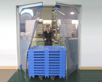 Bramy wahadłowe z folii PCV na wymiar