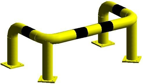 Odbojnica przyziemna "C"  CM.OPC0603H