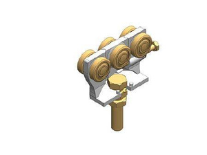 Wózek 6-kołowy NIKO 23.R92, ocynk