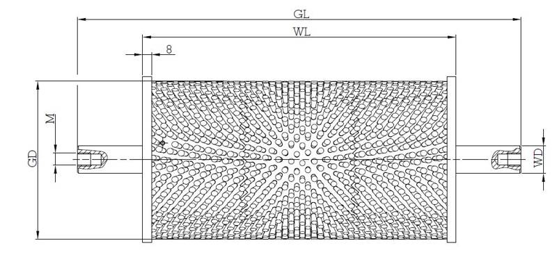 Wałek do wygładzania fałd MINK BSW104