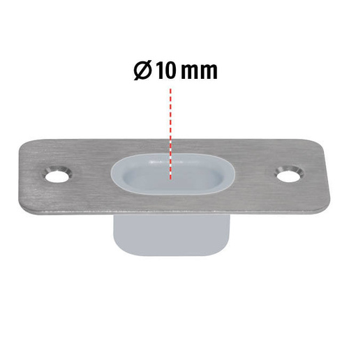 Zestaw dolnych, wąskich gniazd do zasuwy drzwiowej PLANET BM Ø10 mm (900344)