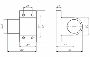 Wzmocniony odbój podłogowy Novastil F2-100