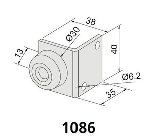 Stoper MANTION 1086, ocynk