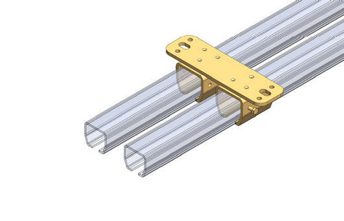 Podwójny uchwyt sufitowy szyny NIKO 24.B34, ocynk