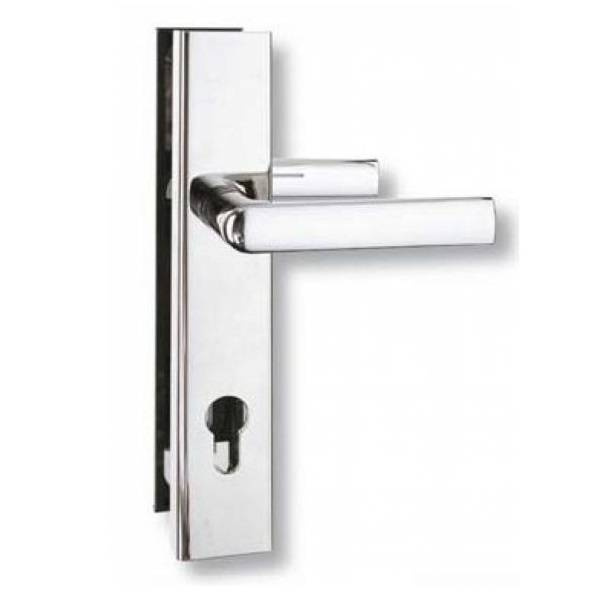 Wzmocniona klamka drzwiowa na długim szyldzie LOB MKS01 / MKS02